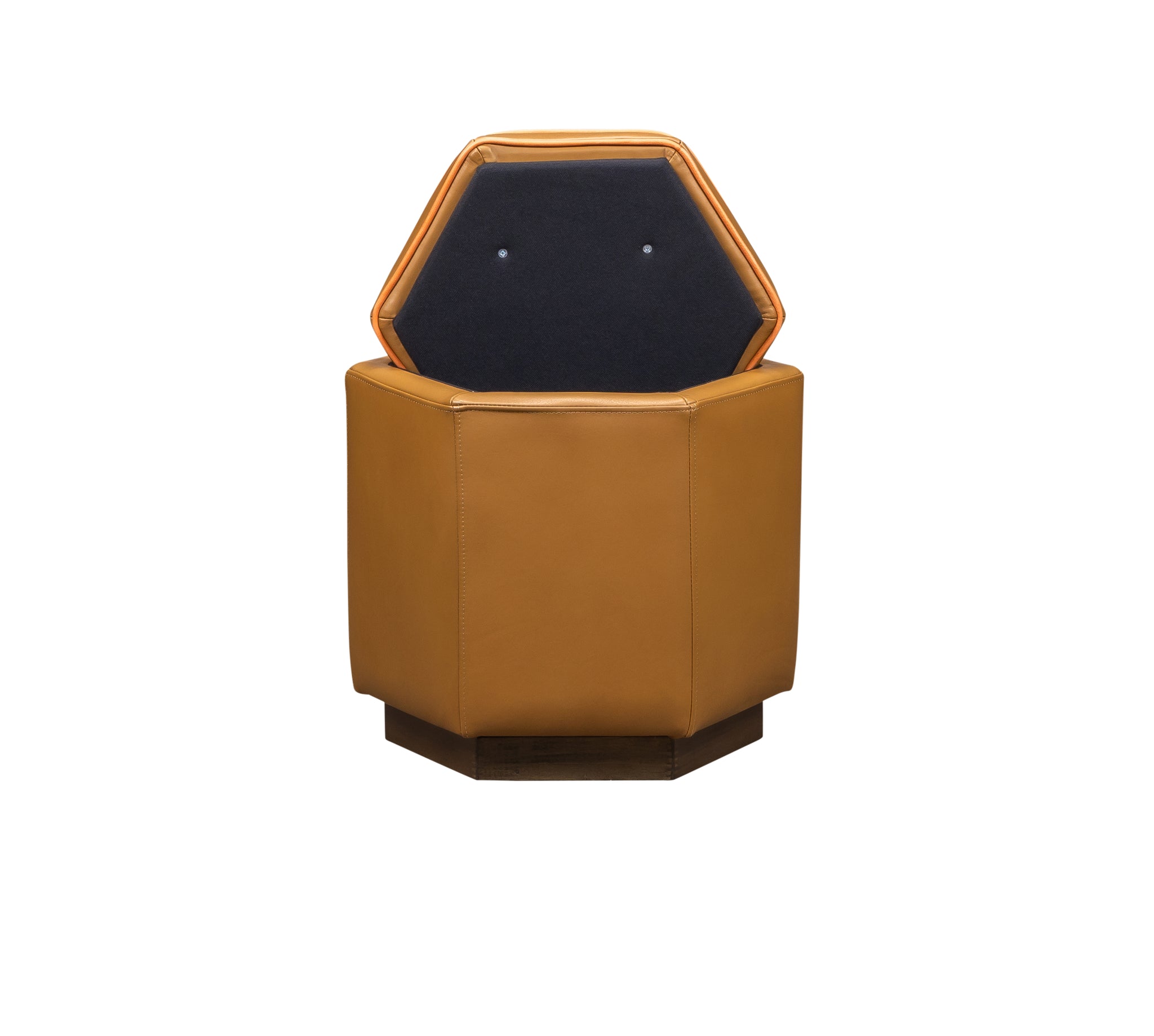 9071 Chit Chat Swivel + Storage Ottoman