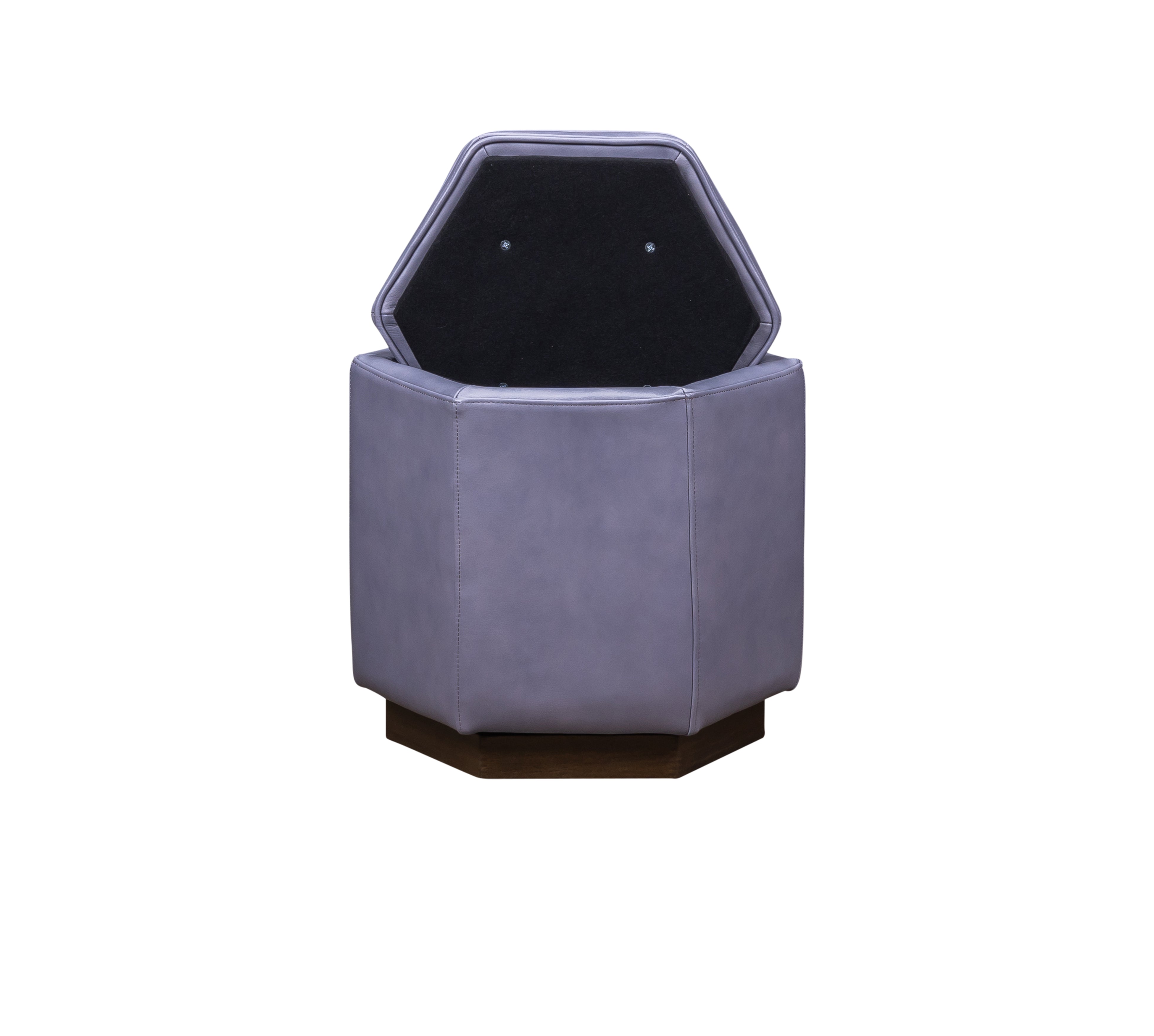 9071 Chit Chat Swivel + Storage Ottoman