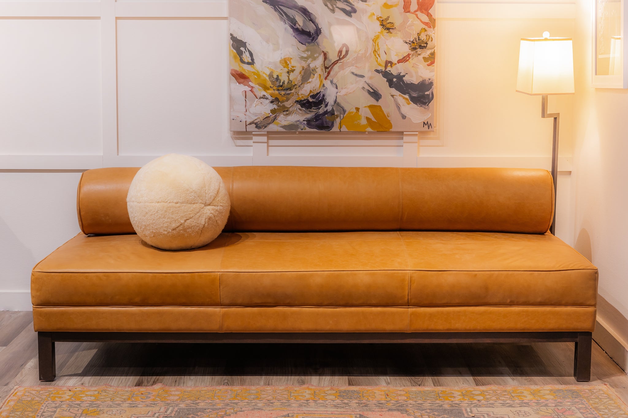 0002 ALLEY-OOP SHEARLING BALL PILLOW